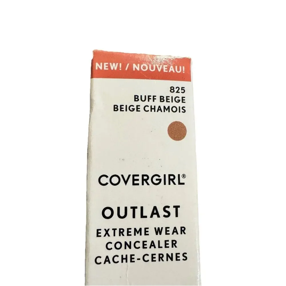 Covergirl Outlast Extreme Wear Concealer 825 Buff Beige 0.30 Oz Full Coverage
